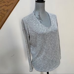 Audrey V-neck Neutral Fine Knit Sweater